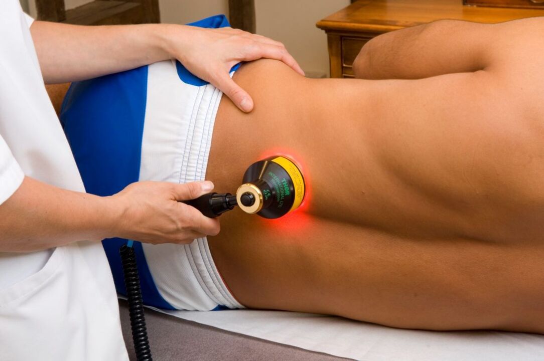 Physiothérapie pour l'ostéochondose lombaire