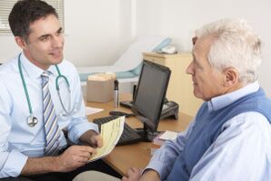Rendez-vous chez le médecin pour l'ostéochondrose cervicale